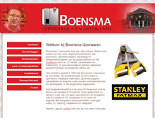 Tablet Screenshot of boensma-ijzerwaren.nl